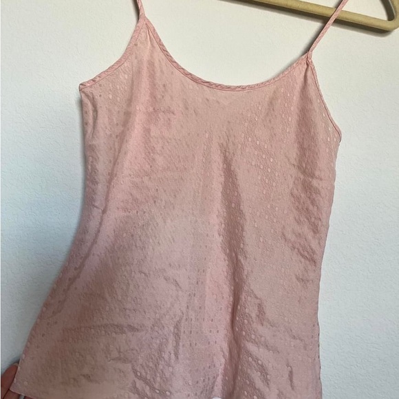 Vintage The Broadway 100% Silk Pink Cami- Size Small - Picture 7 of 7